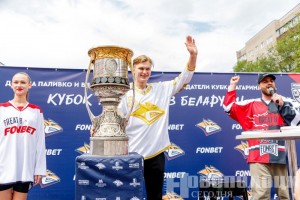 Кубок Гагарина побывал в Новополоцке